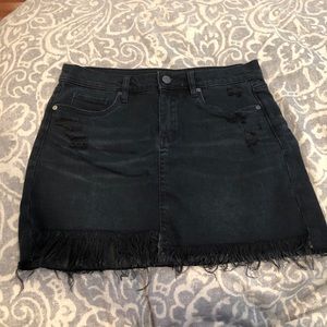 DARK BLUE DENIM SKIRT